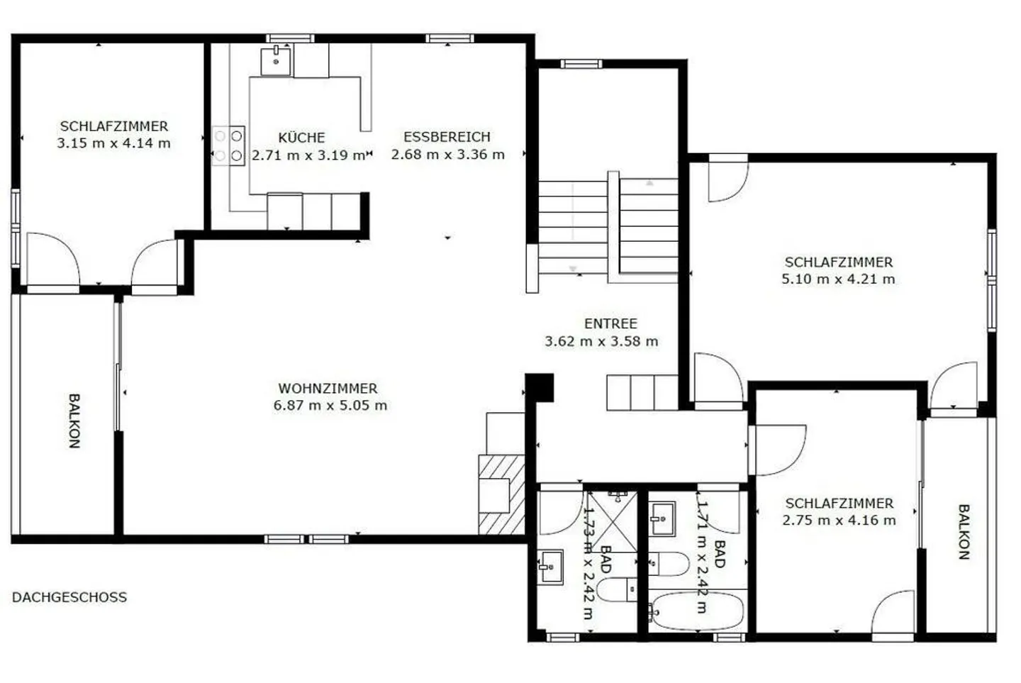 Dachwohnung mit Charme - Foto 12 von 12
