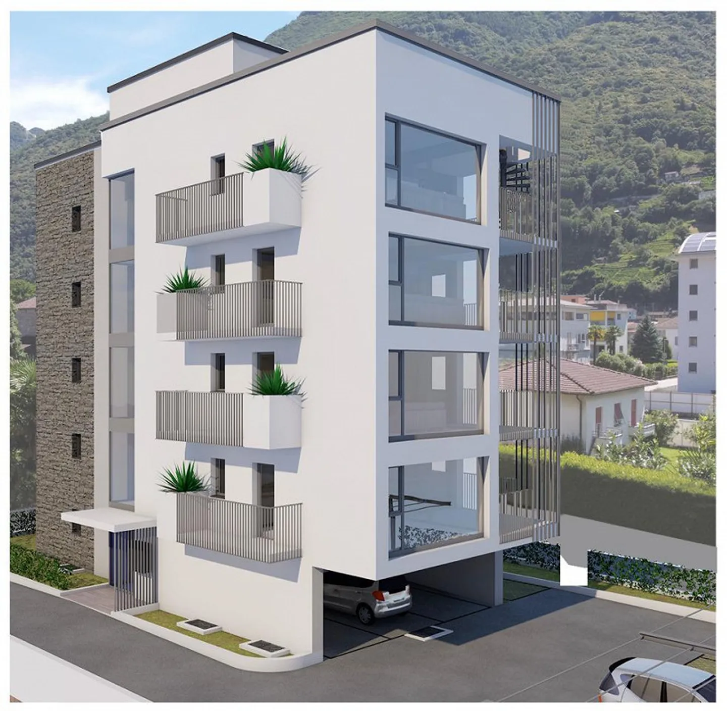 DIRECTTAMENTE DAL COSTRUTTORE - Bellinzona - 3,5 stanze con giardino privato - Foto 2 di 10