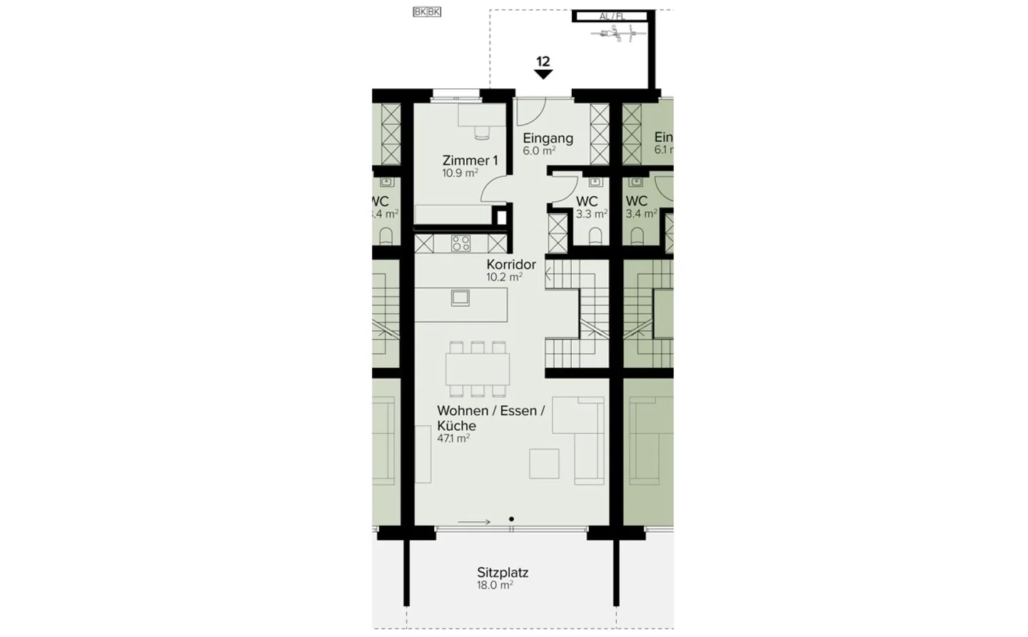 262 m² | Casa unifamiliare 5.5 stanze "Rosenberg" | Progetto di nuova costruzione - Foto 13 di 16