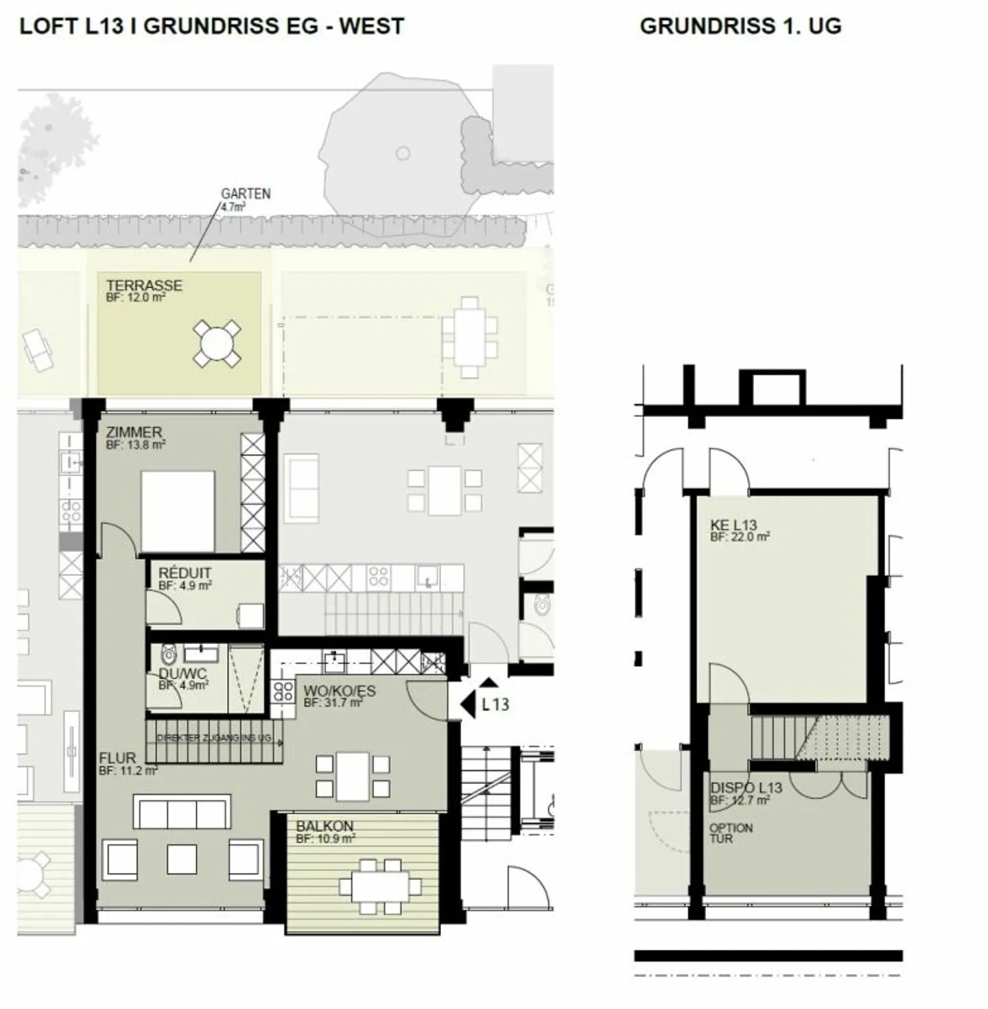 Modernes Loft in Adliswil - Neubau 2.5-Zimmerwohnung an ruhiger Lage - Foto 7 von 7