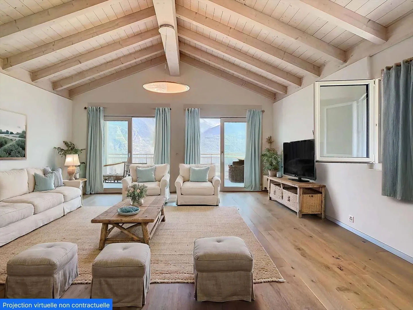 Appartamento-villa attico con vista panoramica - Darnona - Foto 1 di 13