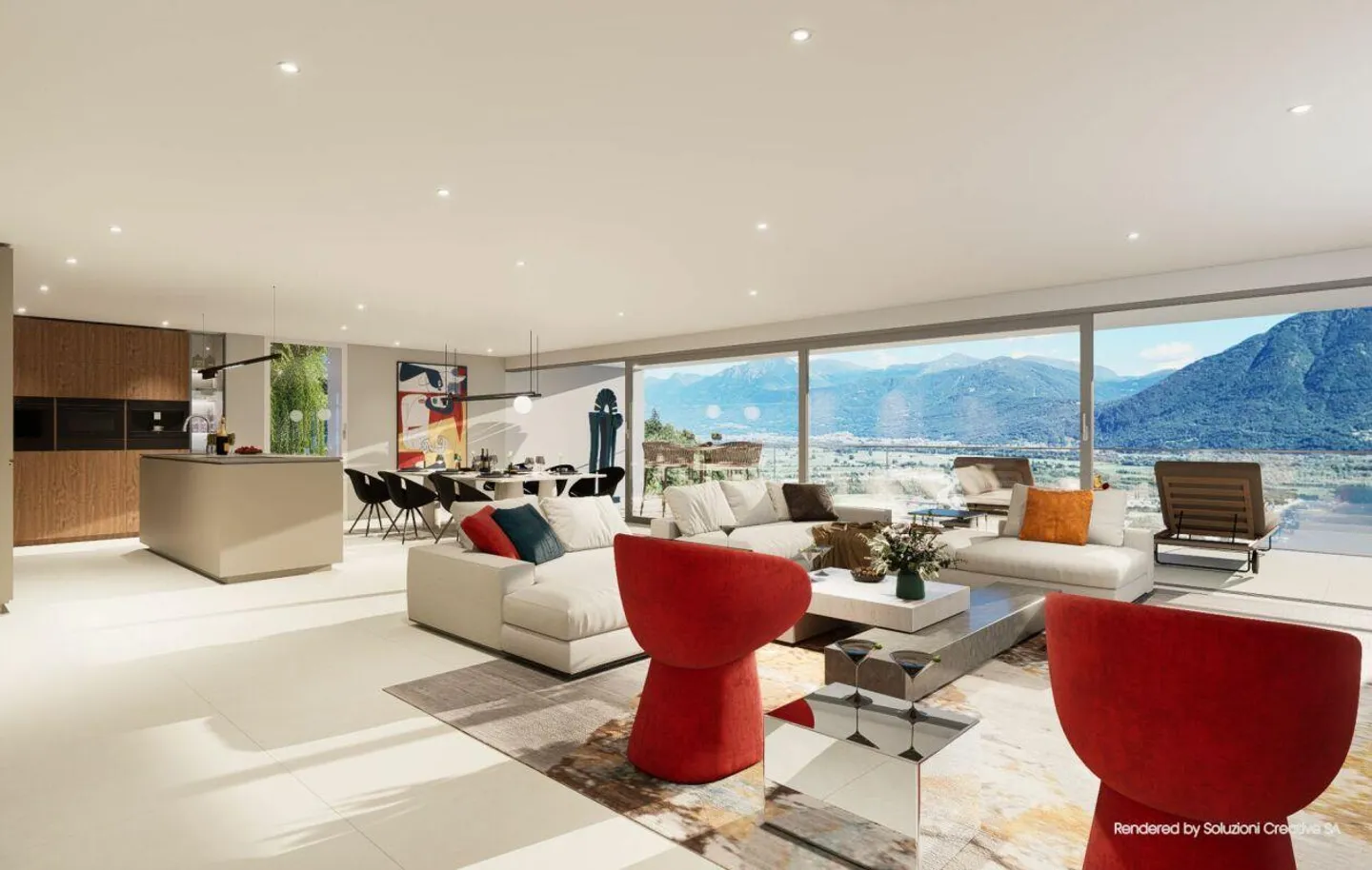 Luxurious 5.5 rooms: modernity and excellence with lake view - Photo 4 of 27