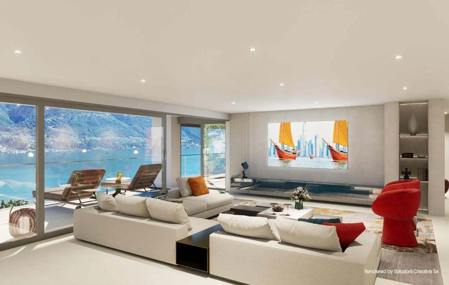 Luxurious 5.5 rooms: modernity and excellence with lake view - Photo 1 of 27