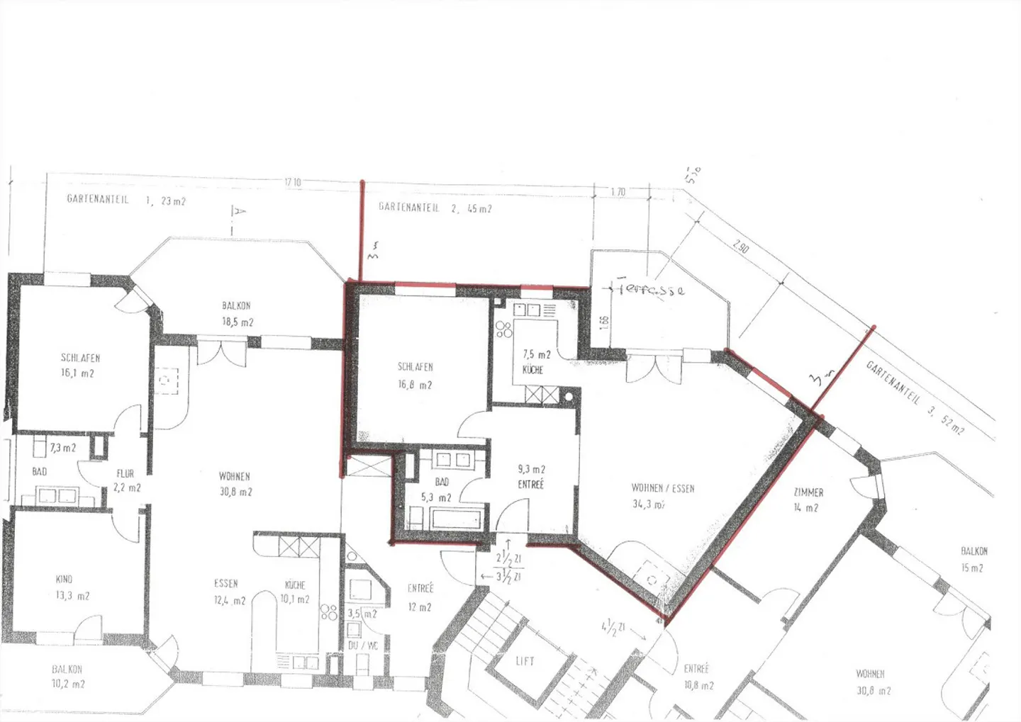 Appartement attrayant de 2,5 pièces avec part de jardin à Altnau - Photo 5 sur 5