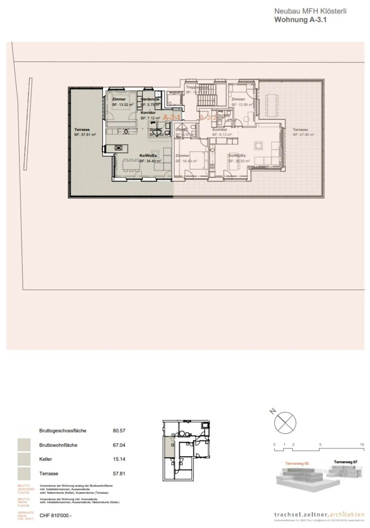 Charming 2.5 Room Apartment - Penthouse with a Special Living Feel - Photo 11 of 14