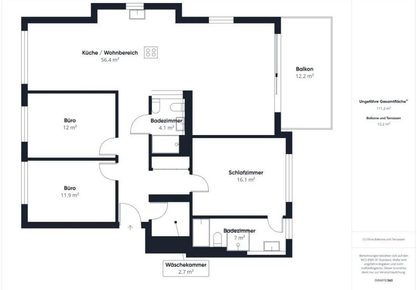 Appartement de 4,5 pièces à Braunau cherche de nouveaux locataires - Photo 5 sur 12