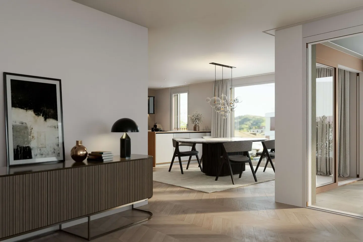 Appartamento 2,5 locali con terrazza attica mozzafiato - Foto 2 di 7