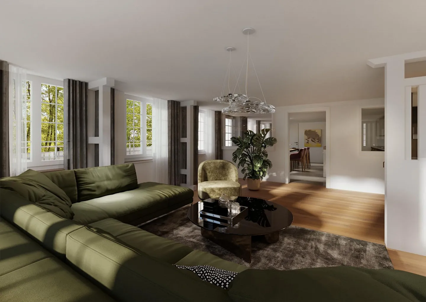 4-room apartment with a say in the materialization - Photo 4 of 7