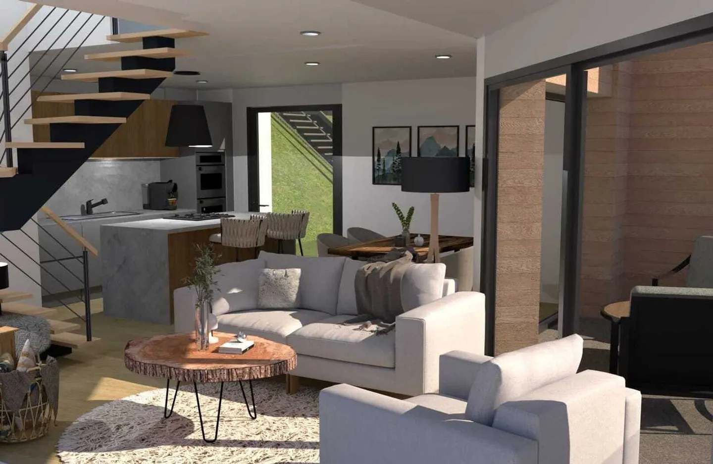 Chalet Contemporain avec Terrasse - Photo 2 sur 7