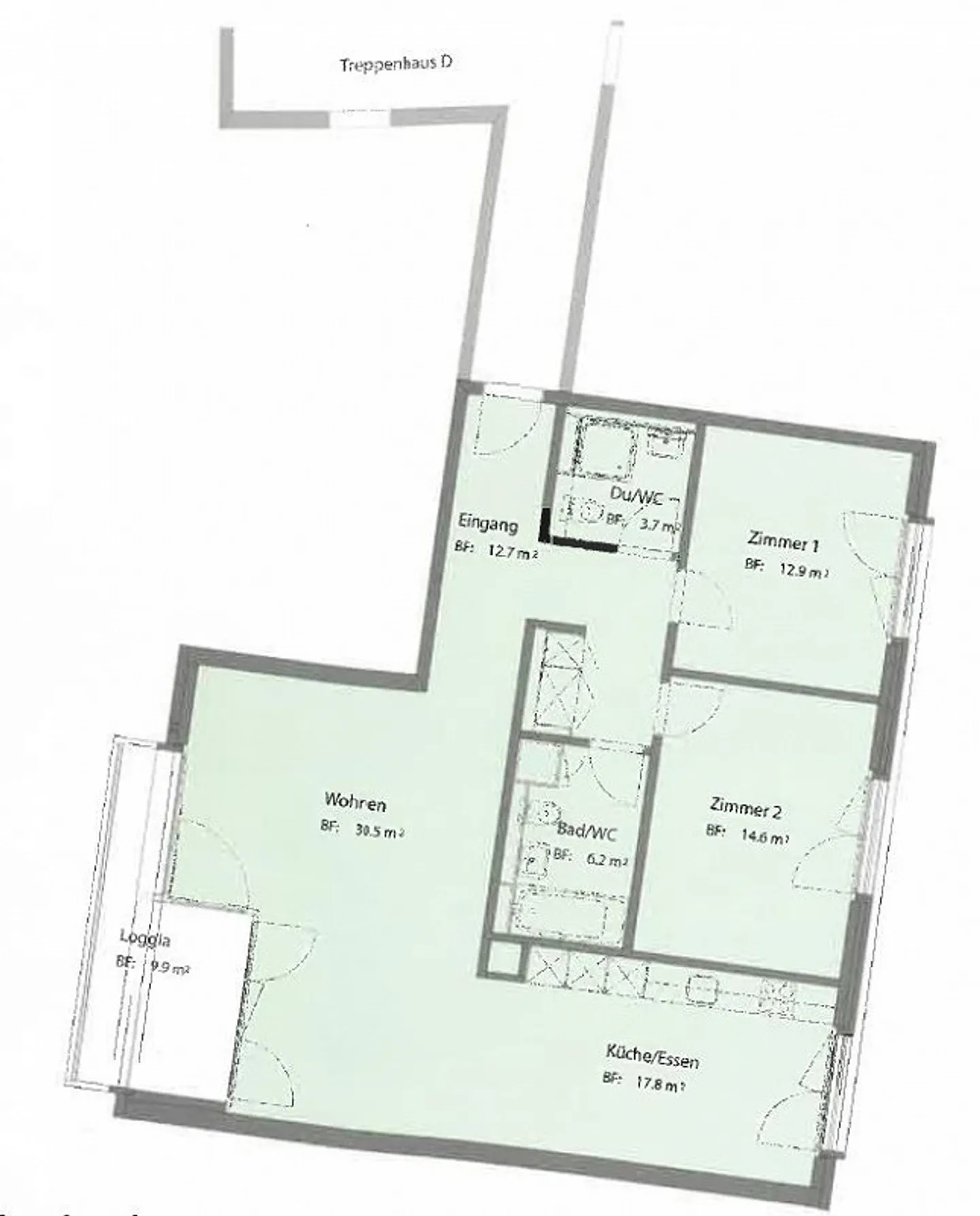 3.5-ZWG im 2.OG, in 8048 Zürich zu vermieten - Foto 9 von 9