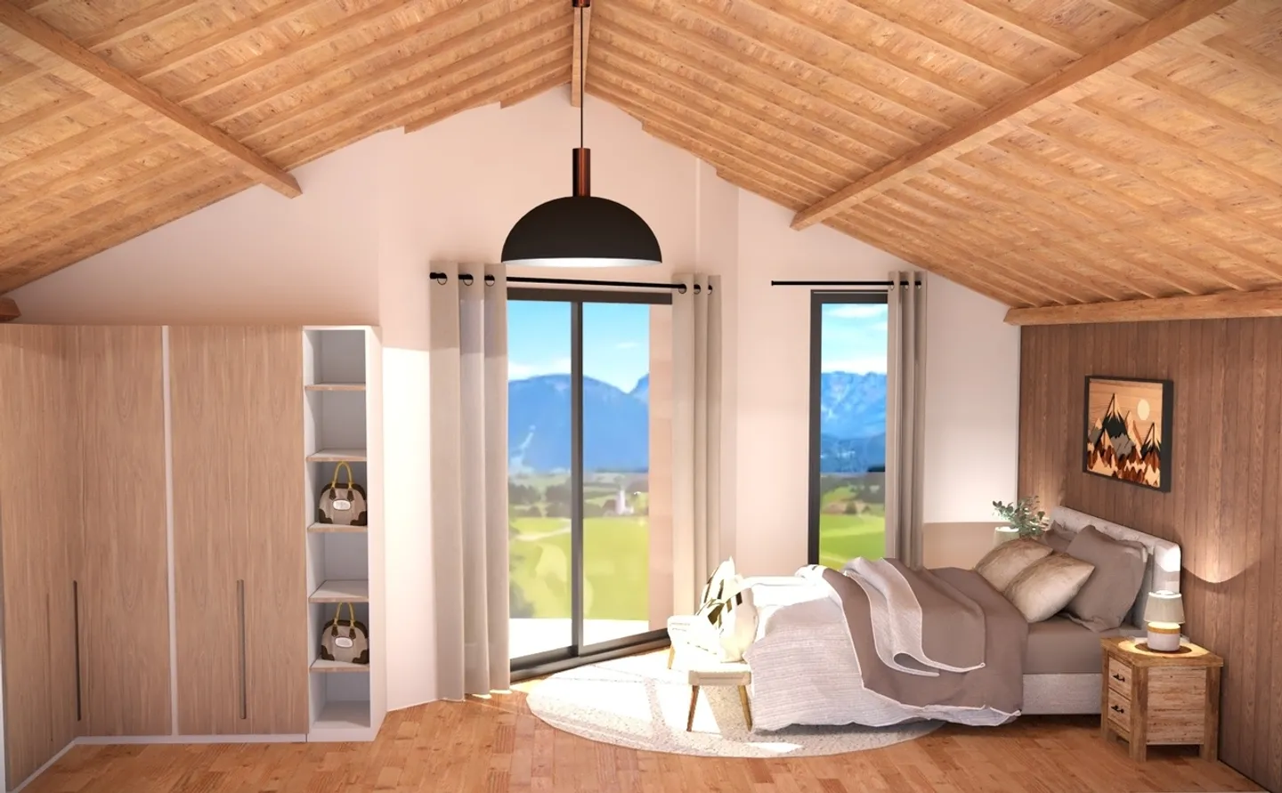 Chalet Contemporain avec Terrasse - Photo 6 sur 7