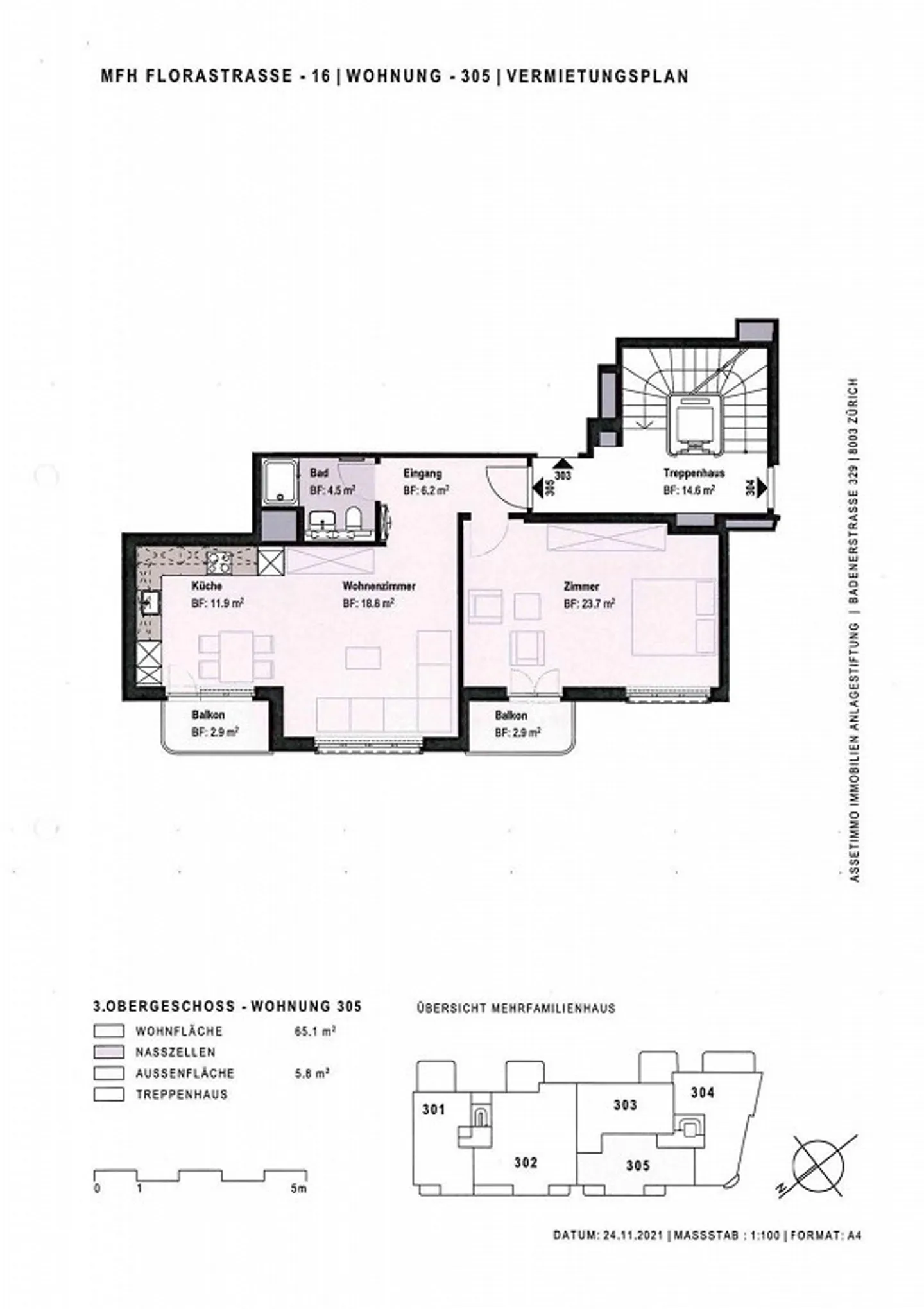 Charmante 2.5-Zimmerwohnung - Foto 10 von 10