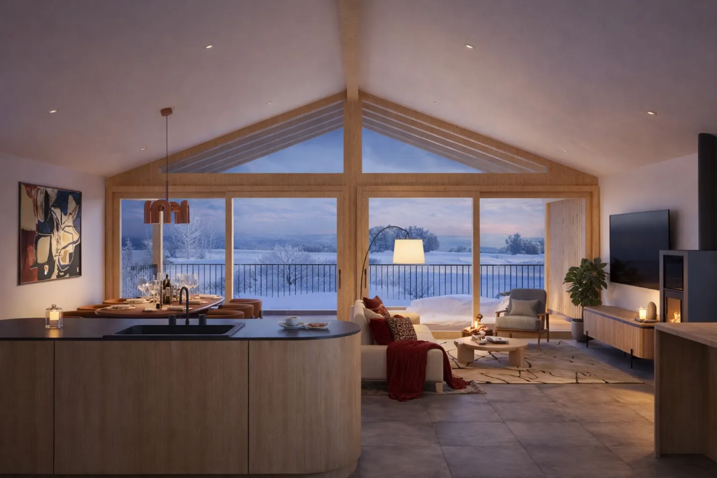 Architektonische Villen in der Natur - Foto 2 von 6