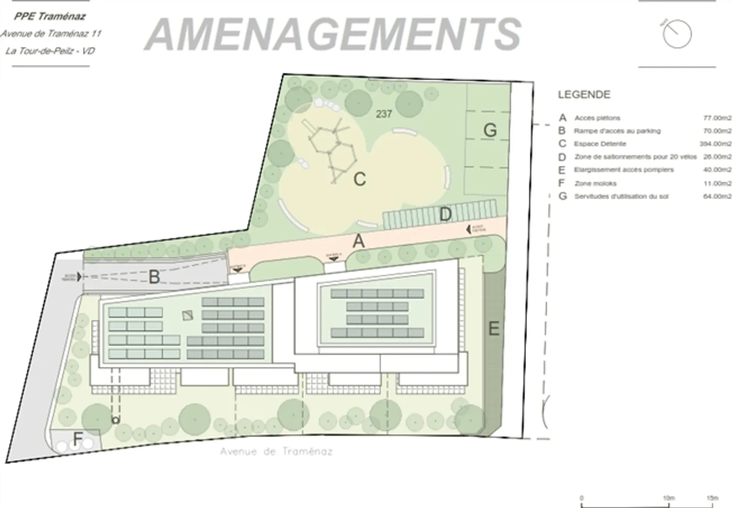 Lot 1 _ Nuovo appartamento di 3,5 stanze con giardino in vendita a La Tour-de-Peilz - Foto 8 di 13