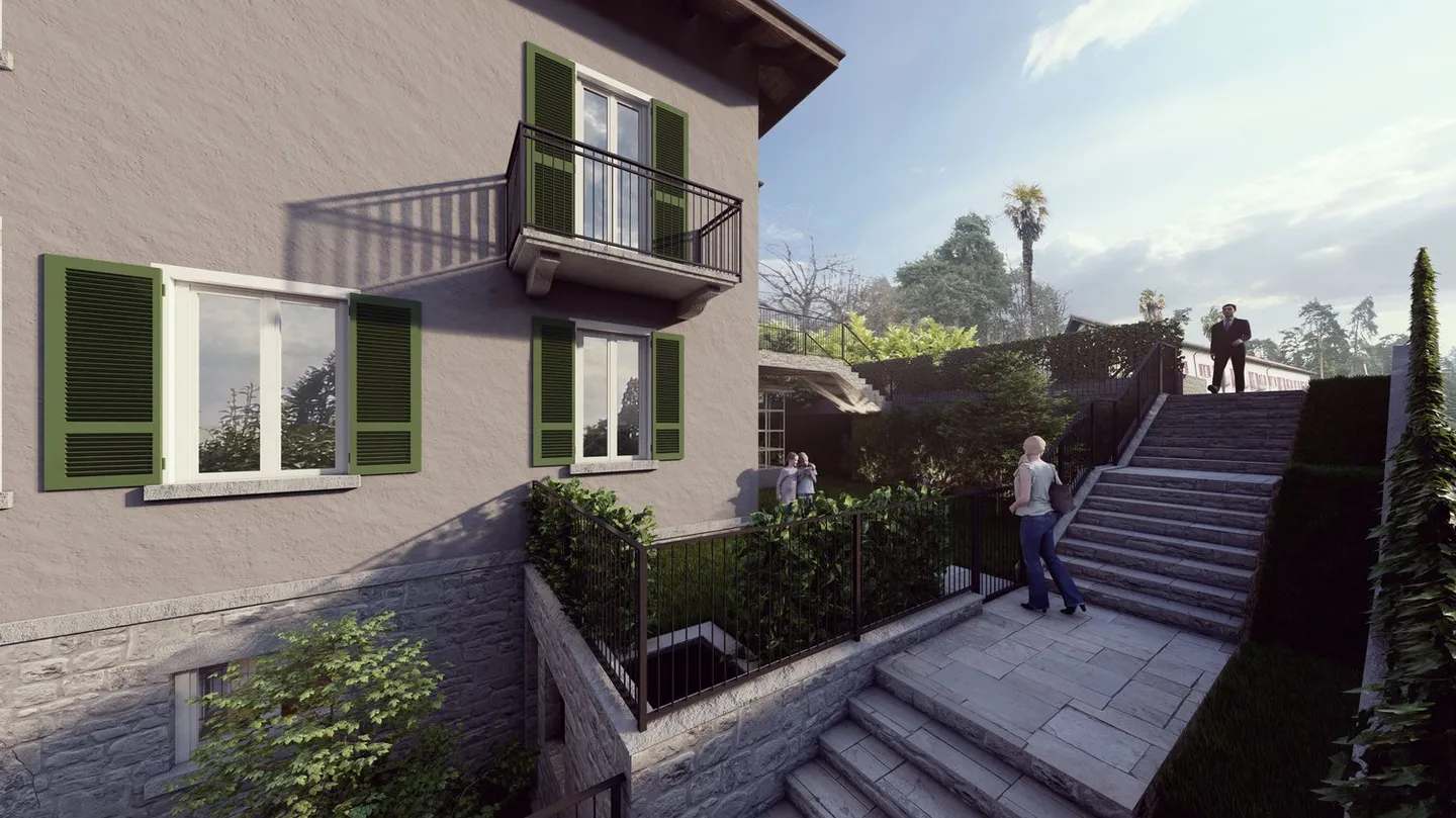 Schönes 3.5-Zimmer-Apartment mit Garten und Panorama - Foto 3 von 12