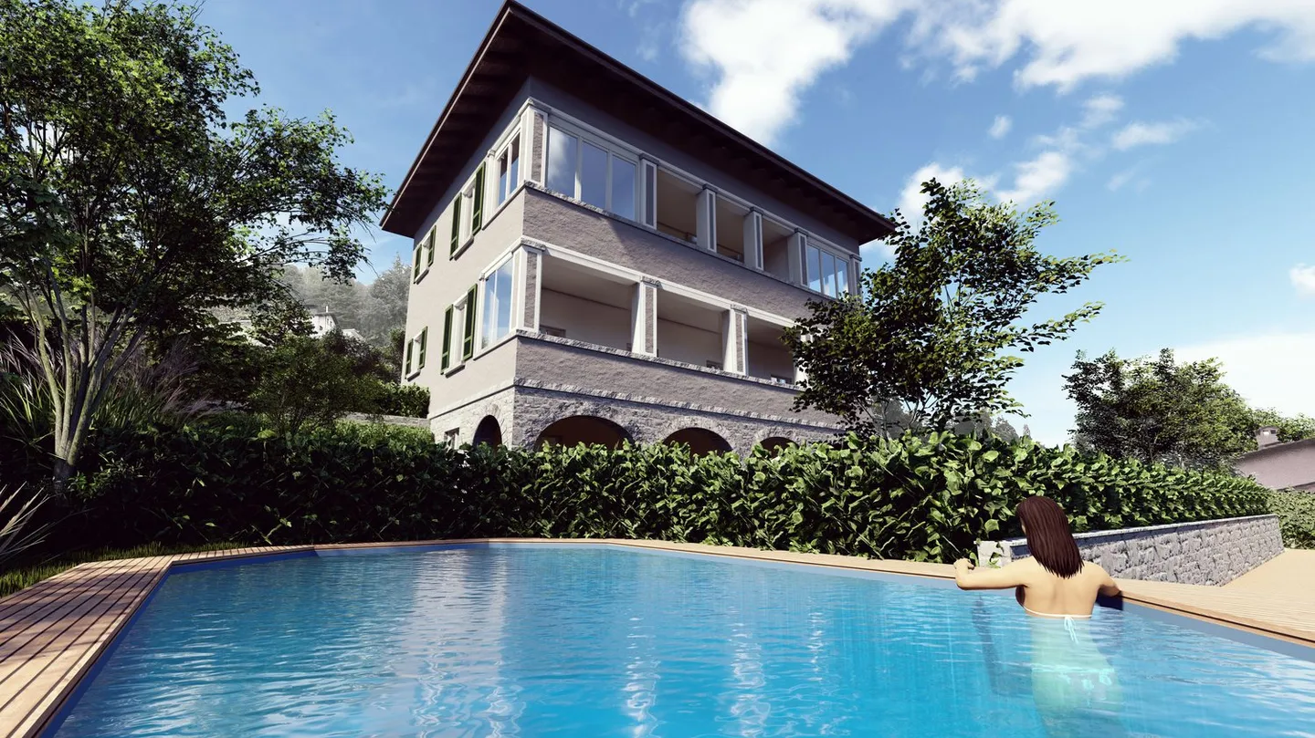 Schönes 3.5-Zimmer-Apartment mit Garten und Panorama - Foto 5 von 12