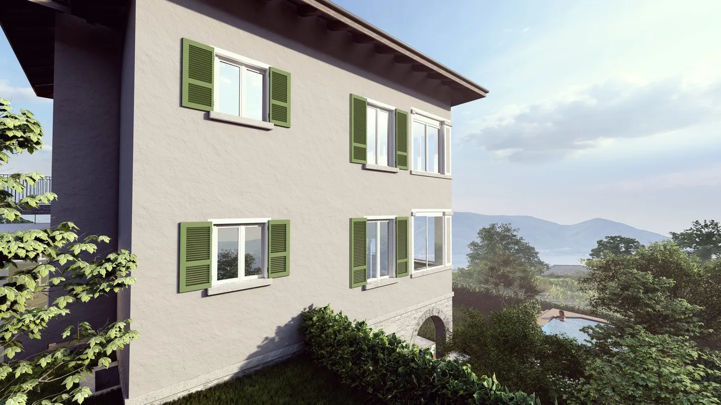 Schönes 3.5-Zimmer-Apartment mit Garten und Panorama - Foto 6 von 12