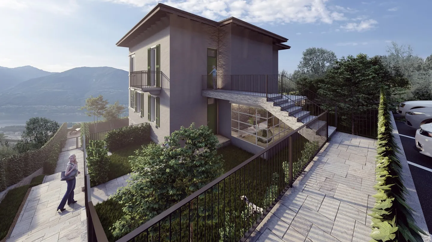 Schönes 3.5-Zimmer-Apartment mit Garten und Panorama - Foto 9 von 12