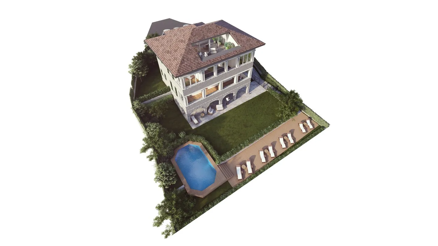 Schönes 3.5-Zimmer-Apartment mit Garten und Panorama - Foto 12 von 12