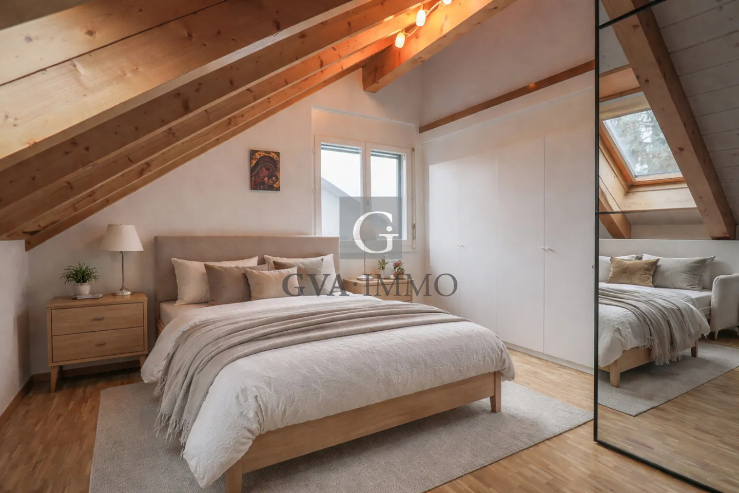 Superb triplex in the heart of the village of Meinier – Mont-Blanc View - Photo 5 of 6