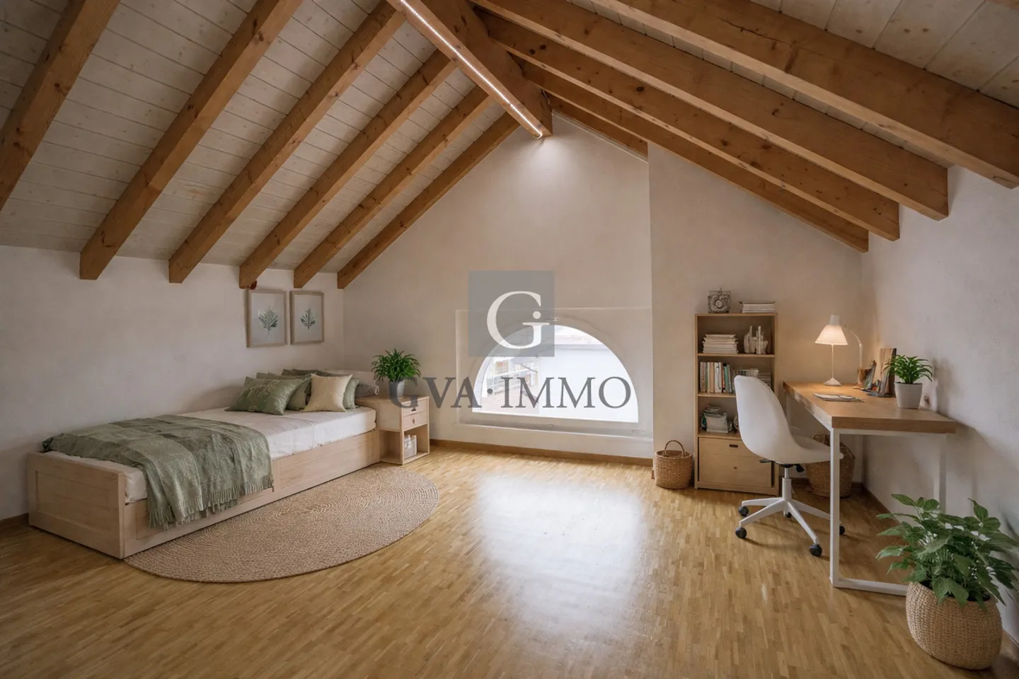 Superb triplex in the heart of the village of Meinier – Mont-Blanc View - Photo 6 of 6