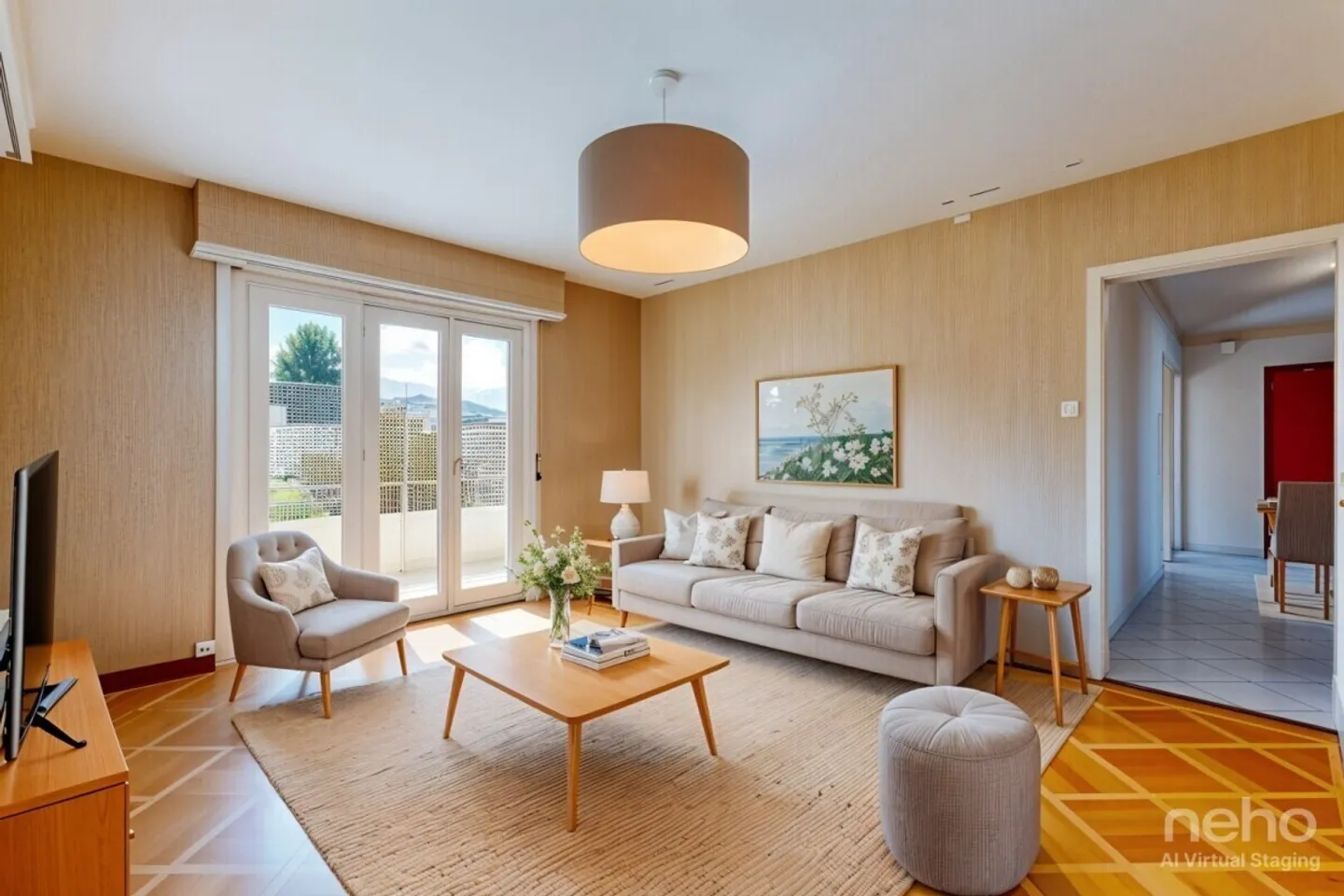 Geräumige 4,5-Zimmer-Wohnung mit Bergblick in La Tour-de-Trême - Foto 8 von 12