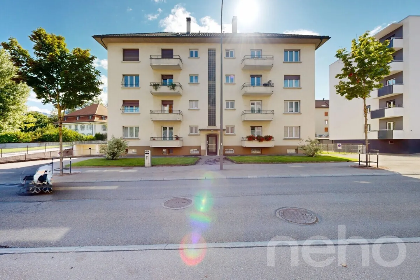 Geräumige 4,5-Zimmer-Wohnung mit Bergblick in La Tour-de-Trême - Foto 2 von 12
