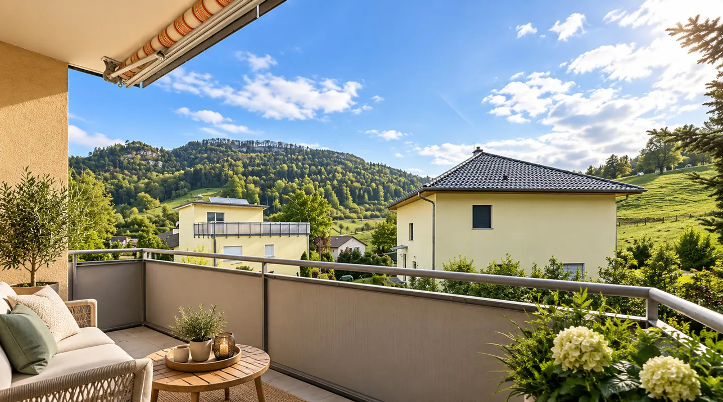 Sonnige Wohnung mit Aussicht - Foto 1 von 11