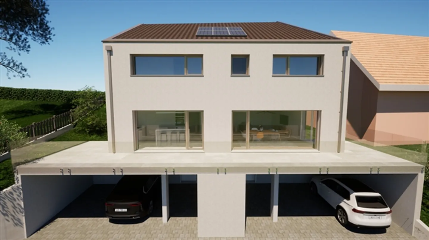 Maison jumelée à construire dans un environnement privilégié à Treyvaux - Photo 6 sur 9