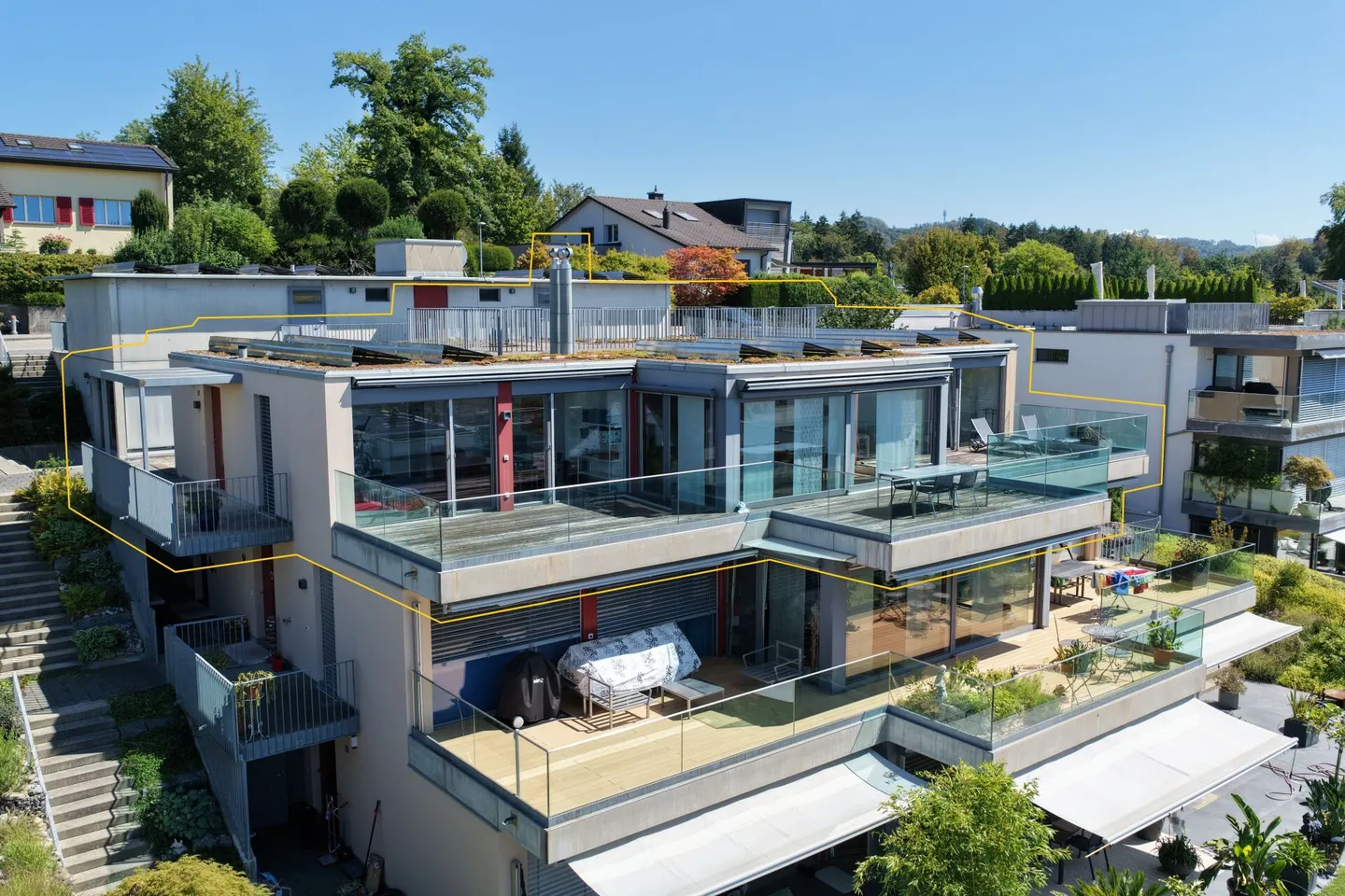 In cima a Wettswil - Residenza panoramica di 252 m² - Foto 2 di 21