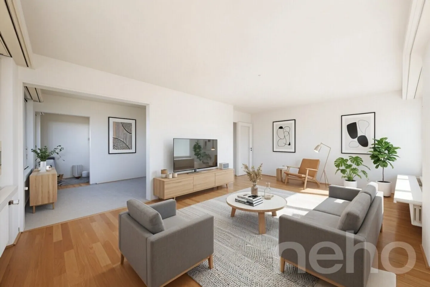 Appartamento luminoso di 4 stanze con vista sul lago e sulle Alpi a Meilen - Foto 2 di 12