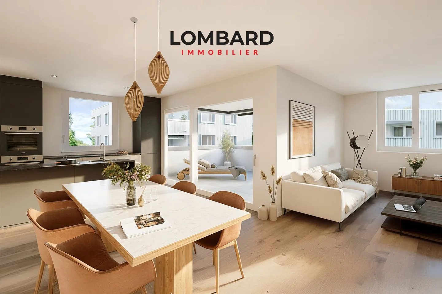 Appartement de deux pièces et demie au premier étage - Photo 1 sur 6