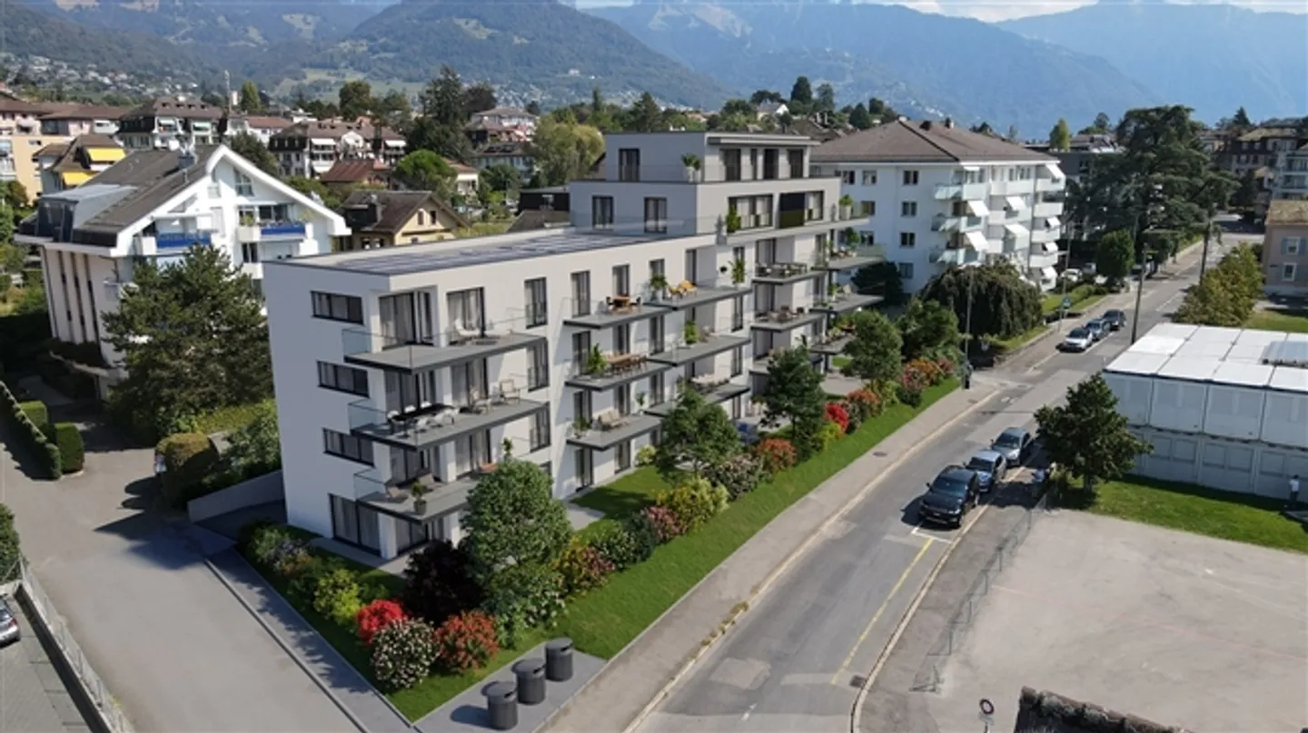 «Los 5 _ Neue 3,5-Zimmer-Wohnung zum Verkauf in La Tour-de-Peilz mit Terrasse.» - Foto 11 von 13