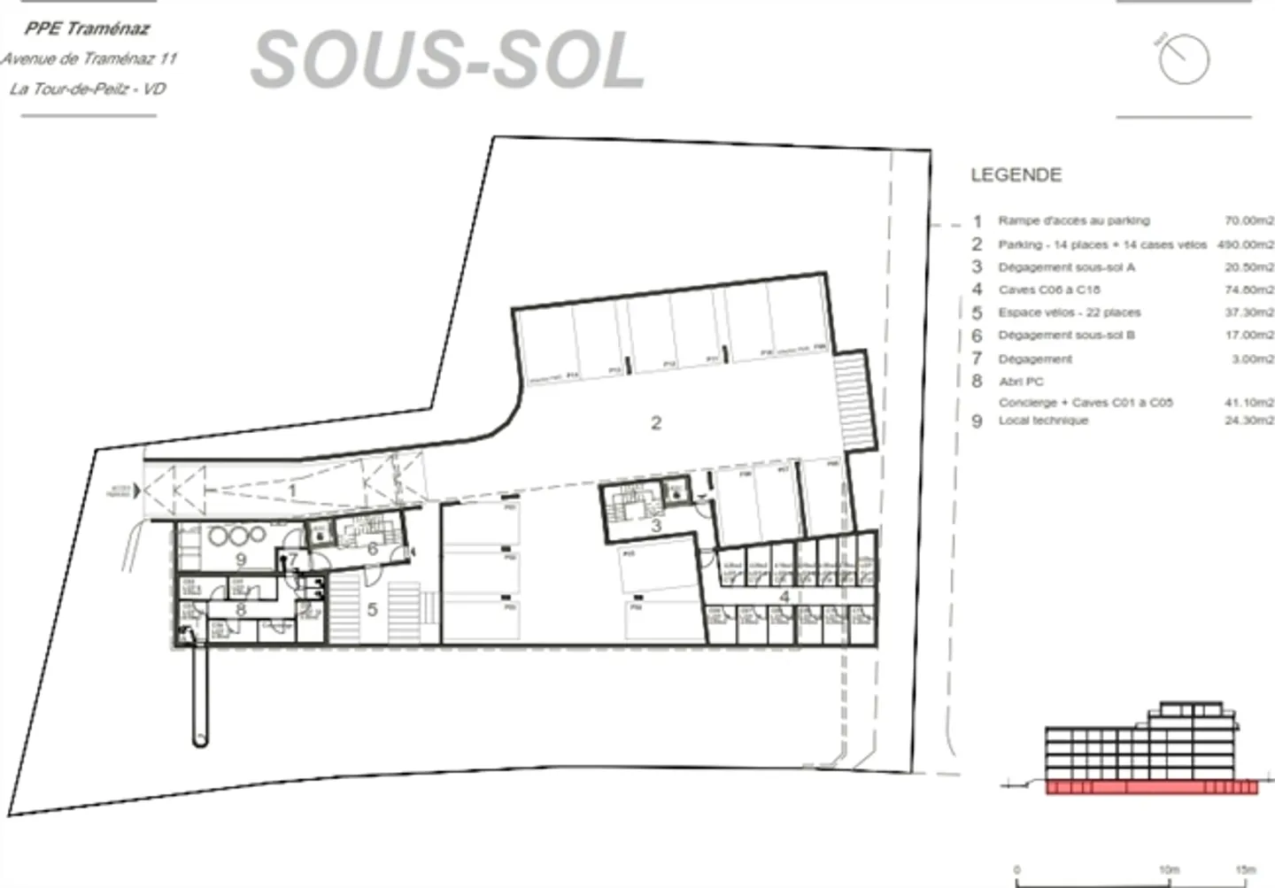 «Los 5 _ Neue 3,5-Zimmer-Wohnung zum Verkauf in La Tour-de-Peilz mit Terrasse.» - Foto 8 von 13