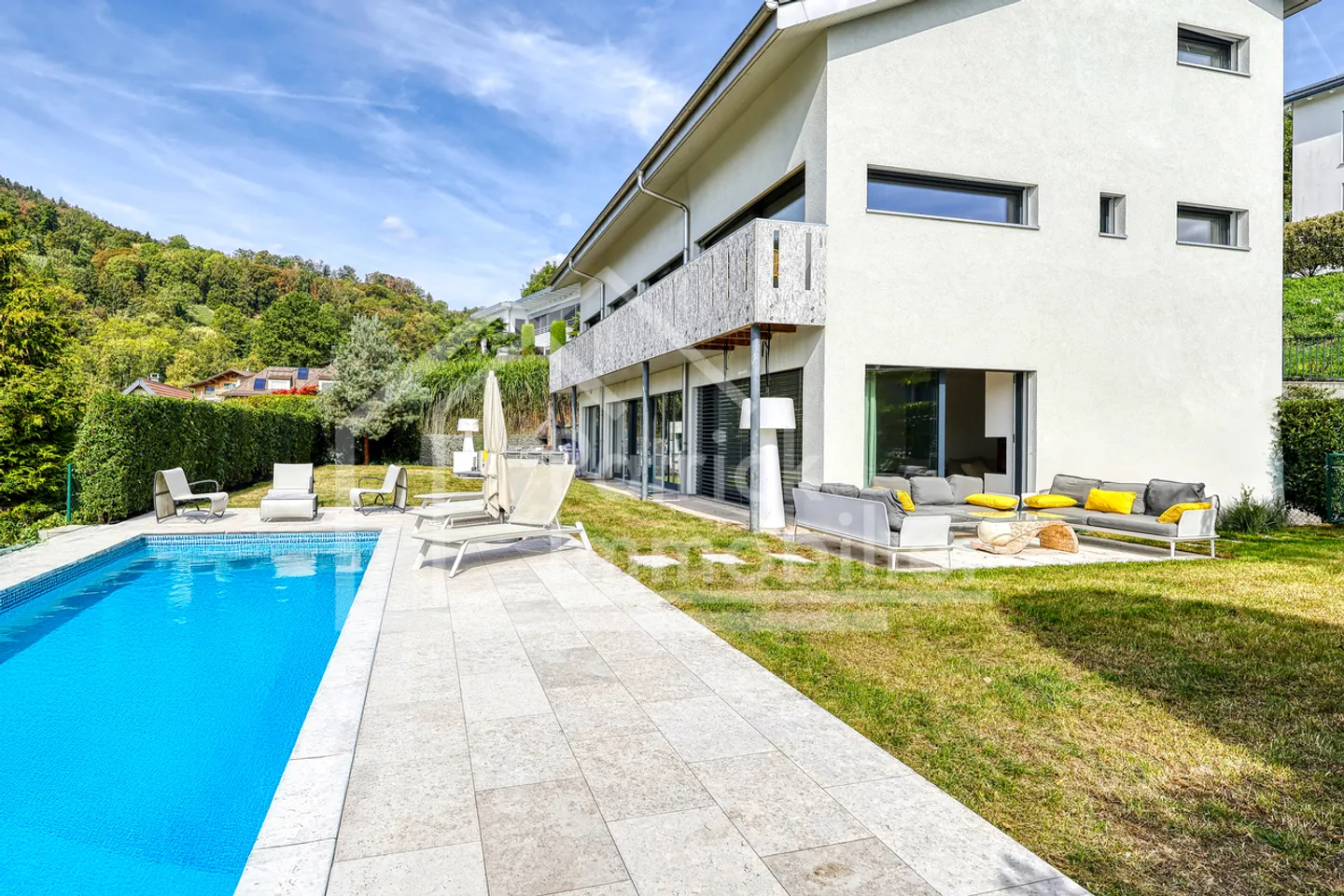 Exceptional contemporary property with panoramic view of the lake - Photo 1 of 14