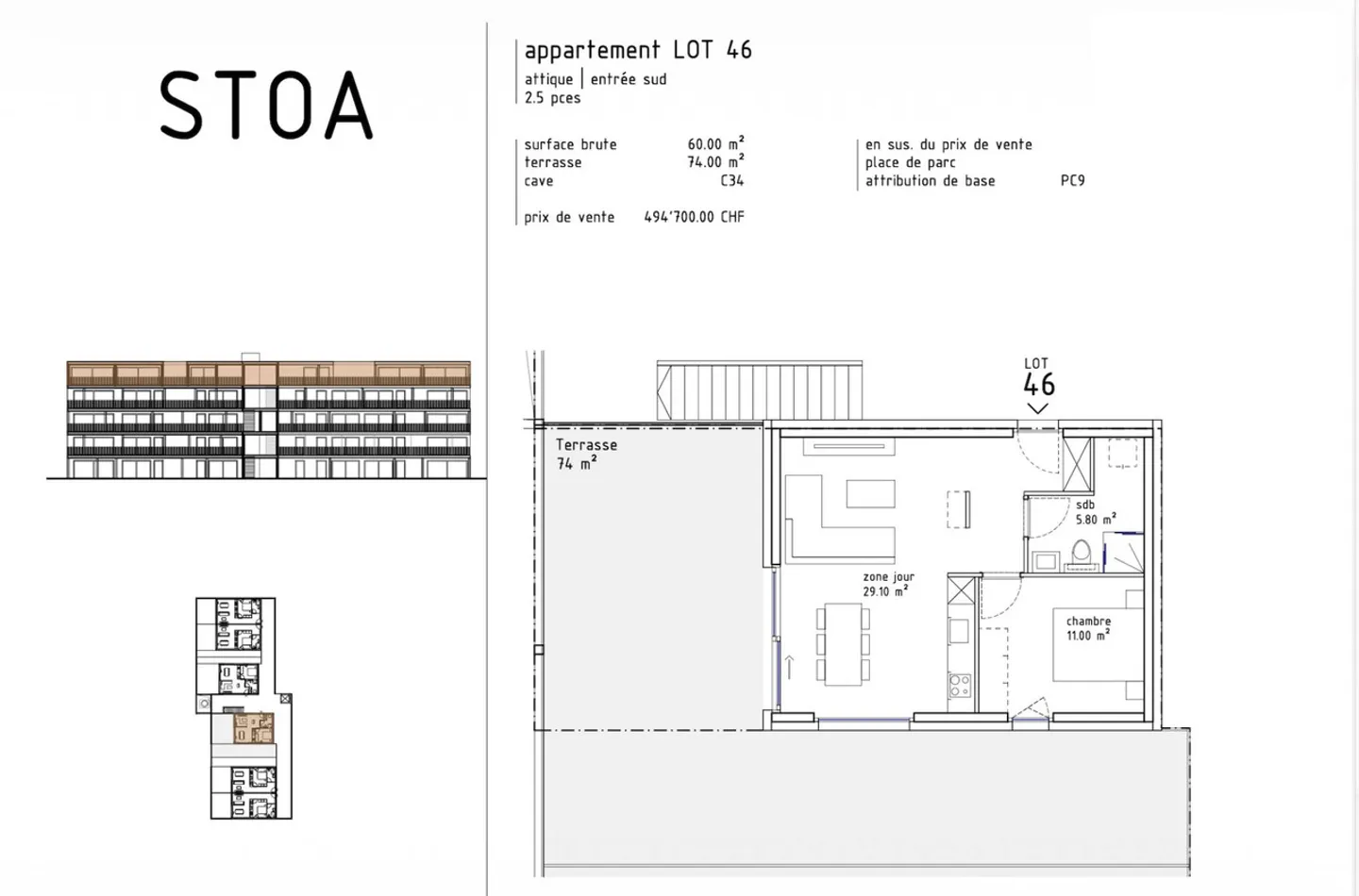 Attique Exceptionnel avec Vue - Photo 2 sur 6