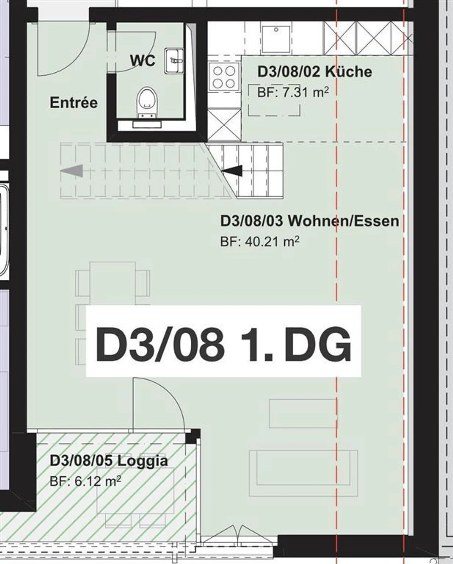 Moderne 3.5-Zimmer-Maisonette-Wohnung in Mettmenstetten zu vermieten - Foto 10 di 11