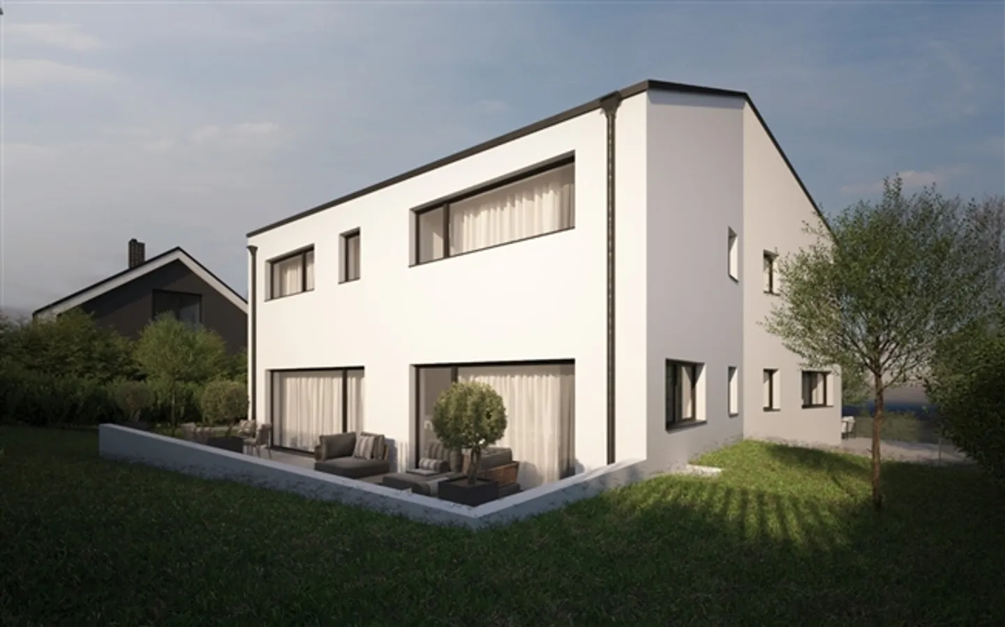 Maison jumelée à construire dans un environnement privilégié à Treyvaux - Photo 4 sur 7