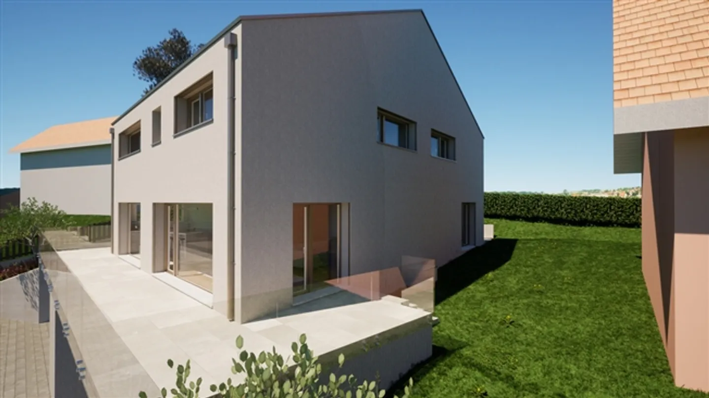 Maison jumelée à construire dans un environnement privilégié à Treyvaux - Photo 6 sur 7