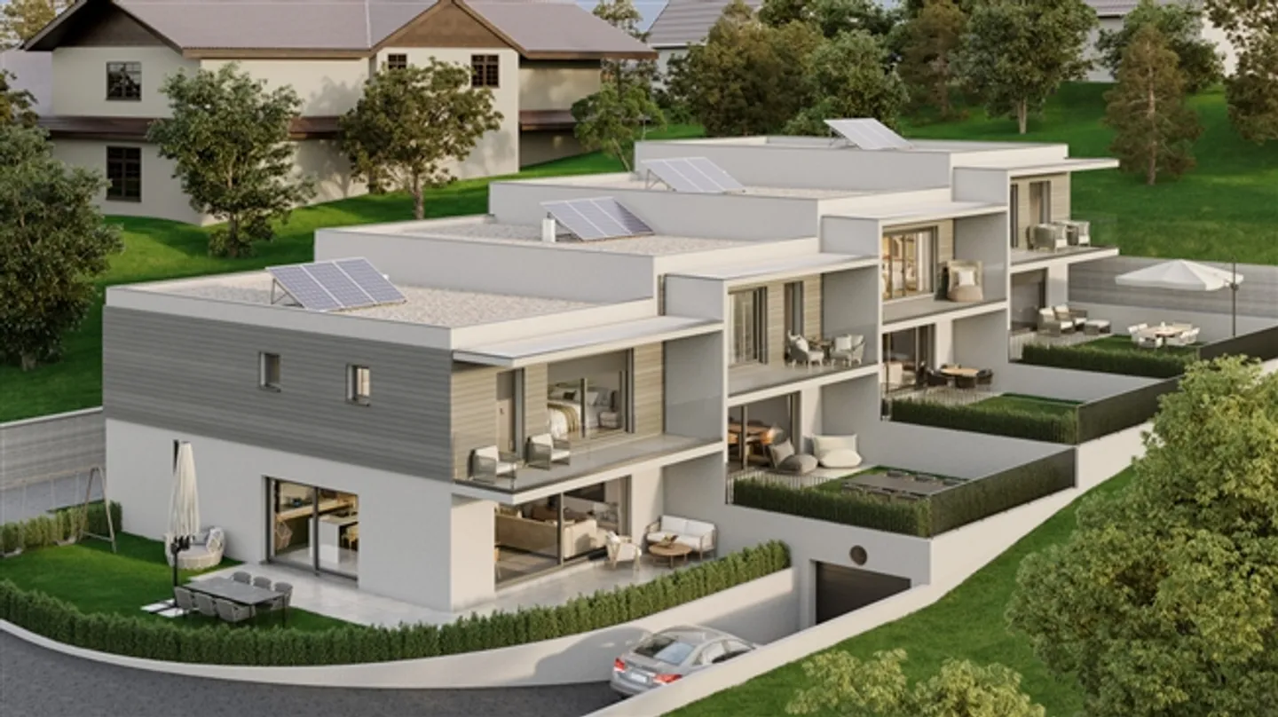 Belle maison jumelée entourée d'un magnifique panorama vert - Photo 2 sur 6