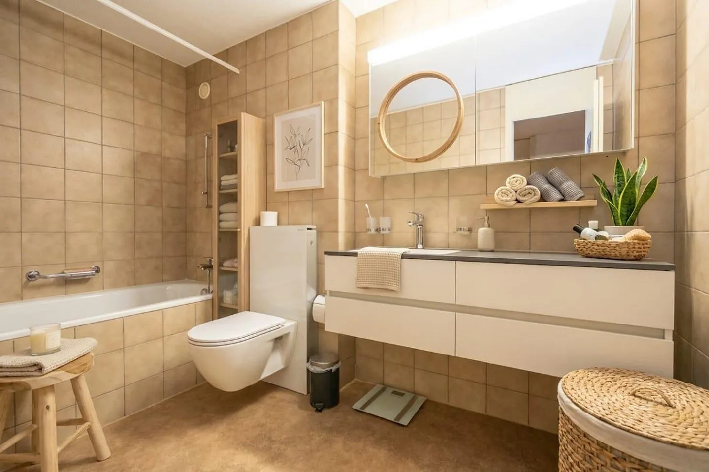 Ruhig, grün und sofort wohnbereit - 3.5-Zimmerwohnung in Bolligen - Photo 8 sur 13