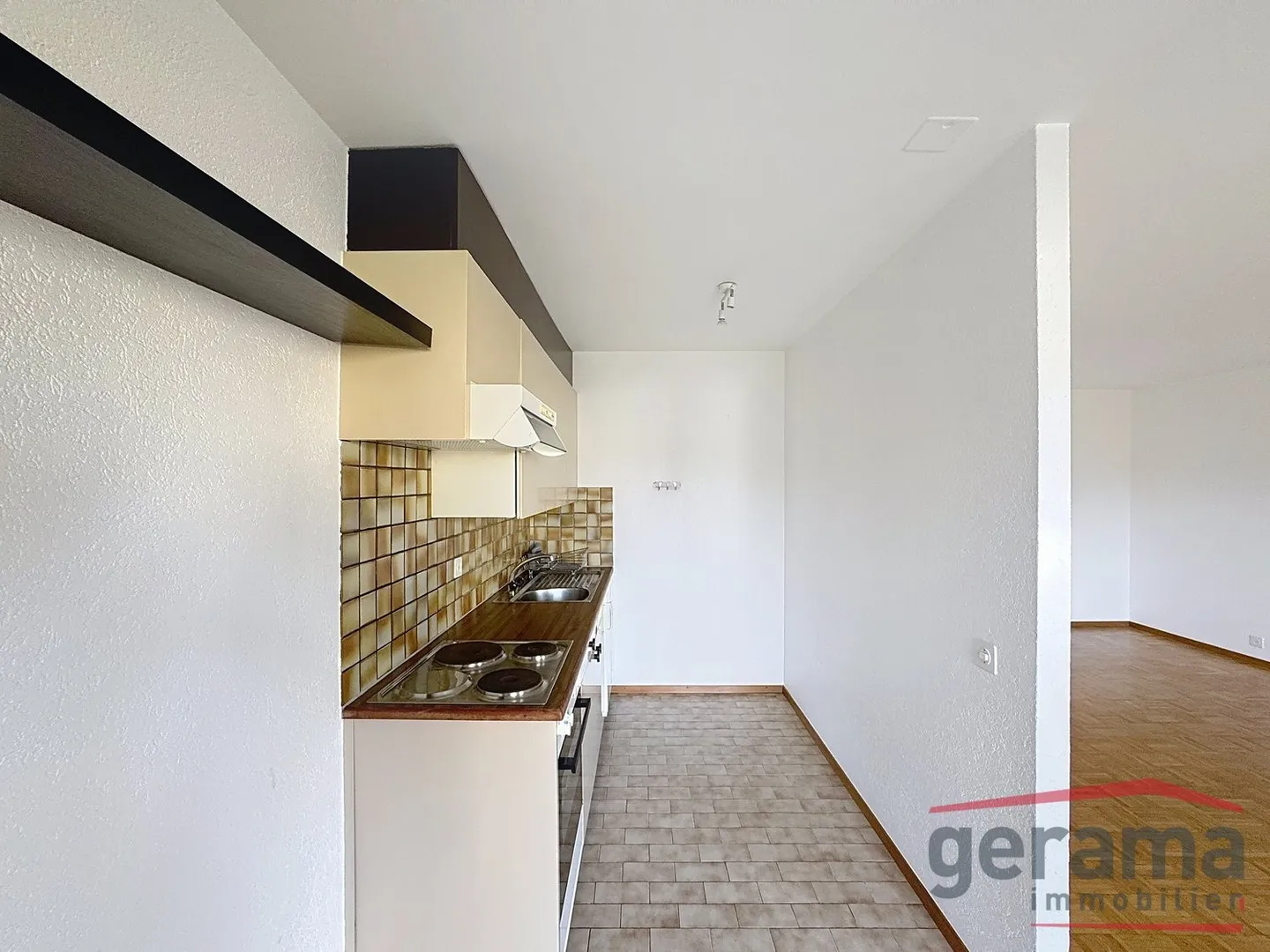 Appartement 1.5 Zimmer mit Terrasse - Foto 2 von 6