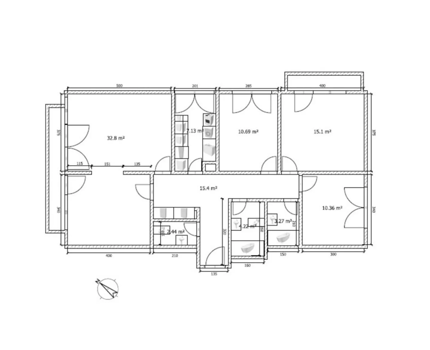 MAGNIFICO APPARTAMENTO DI 5 LOCALI COMPLETAMENTE RISTRUTTURATO - Foto 1 di 1