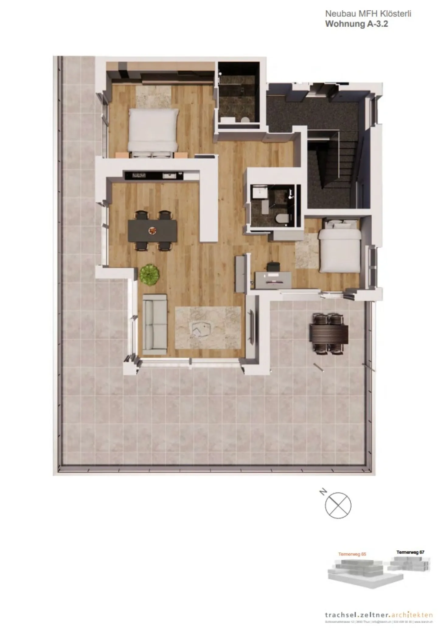 Exclusive Attic Apartment in Brig-Glis - Photo 12 of 13