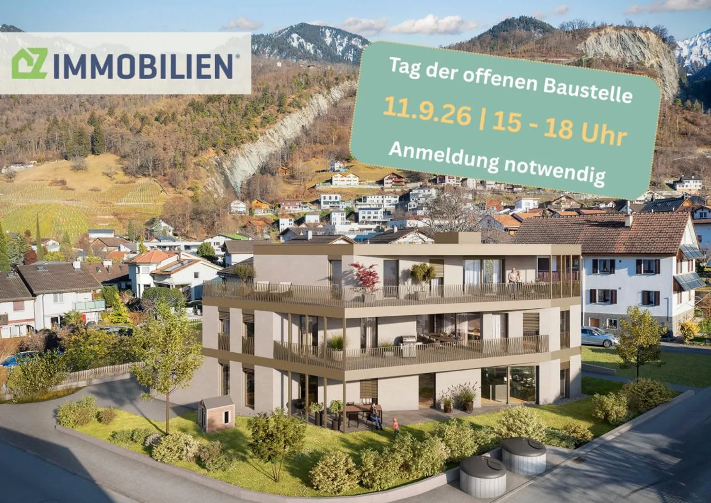 Exklusive Gartenwohnung in Trimmis - Foto 1 von 7
