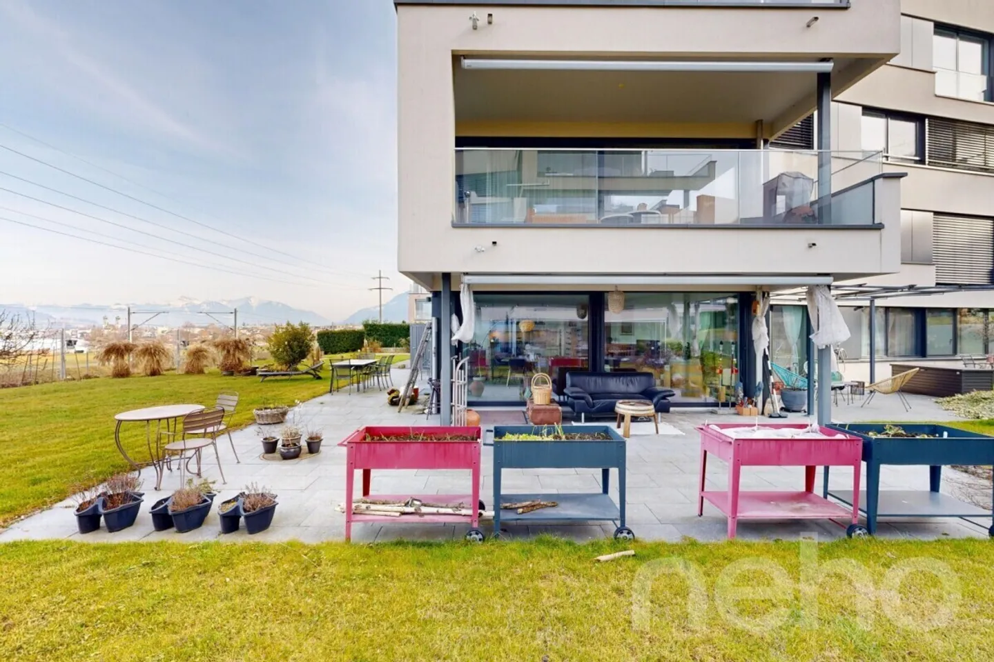 Appartement de jardin avec vue sur le lac - Photo 4 sur 12