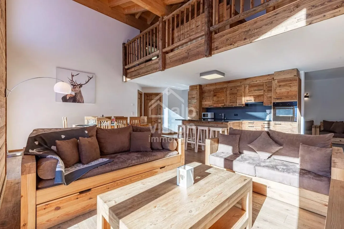 SPLENDIDE DUPLEX DE 5,5 CHAMBRES SKI IN/SKI OUT CENTRE STATION - Photo 13 sur 13