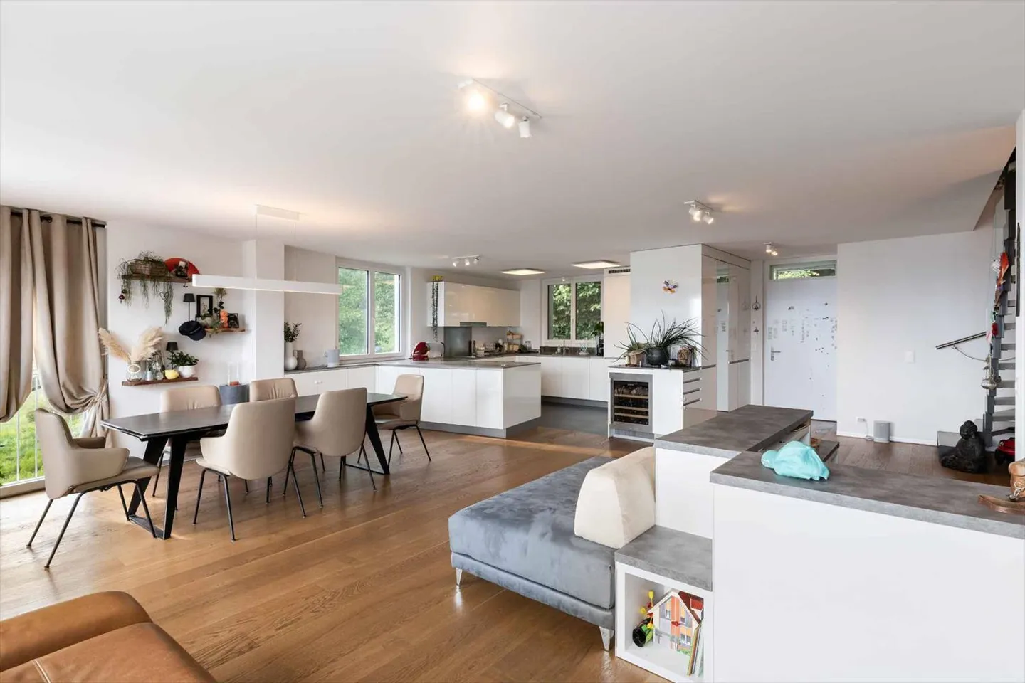 Außergewöhnliches Duplex mit Terrasse und Mont-Blanc-Blick - Foto 6 von 12