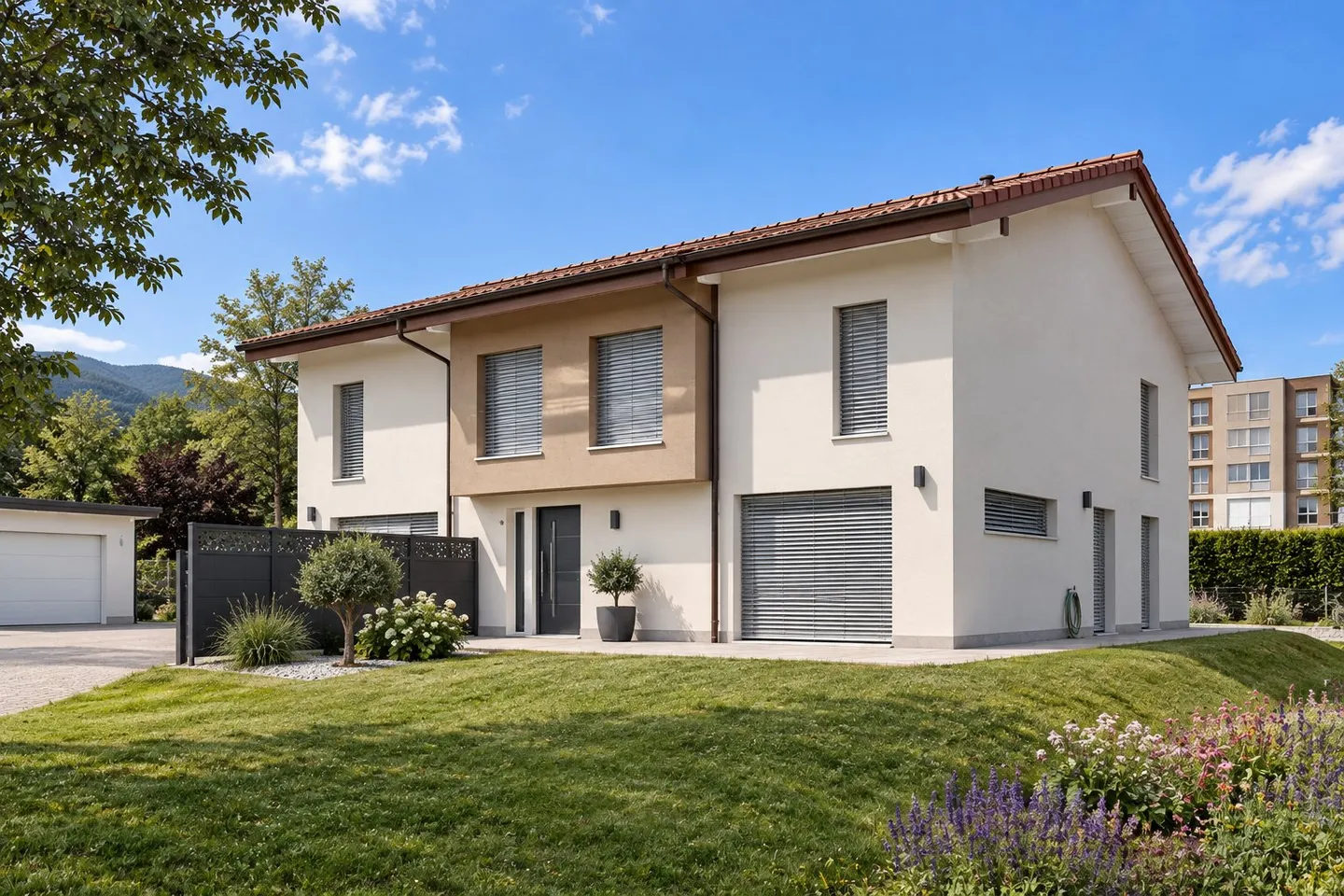Neue Doppelvilla mit Privatgarten - Foto 1 von 13