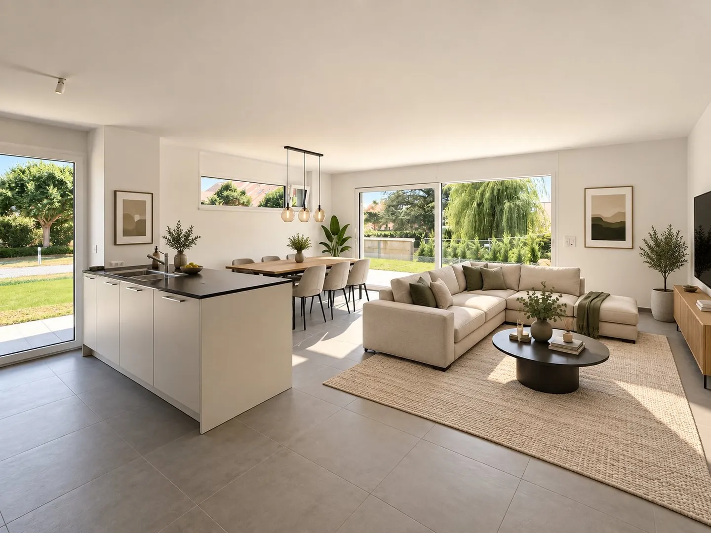 Neue Doppelvilla mit Privatgarten - Foto 2 von 13
